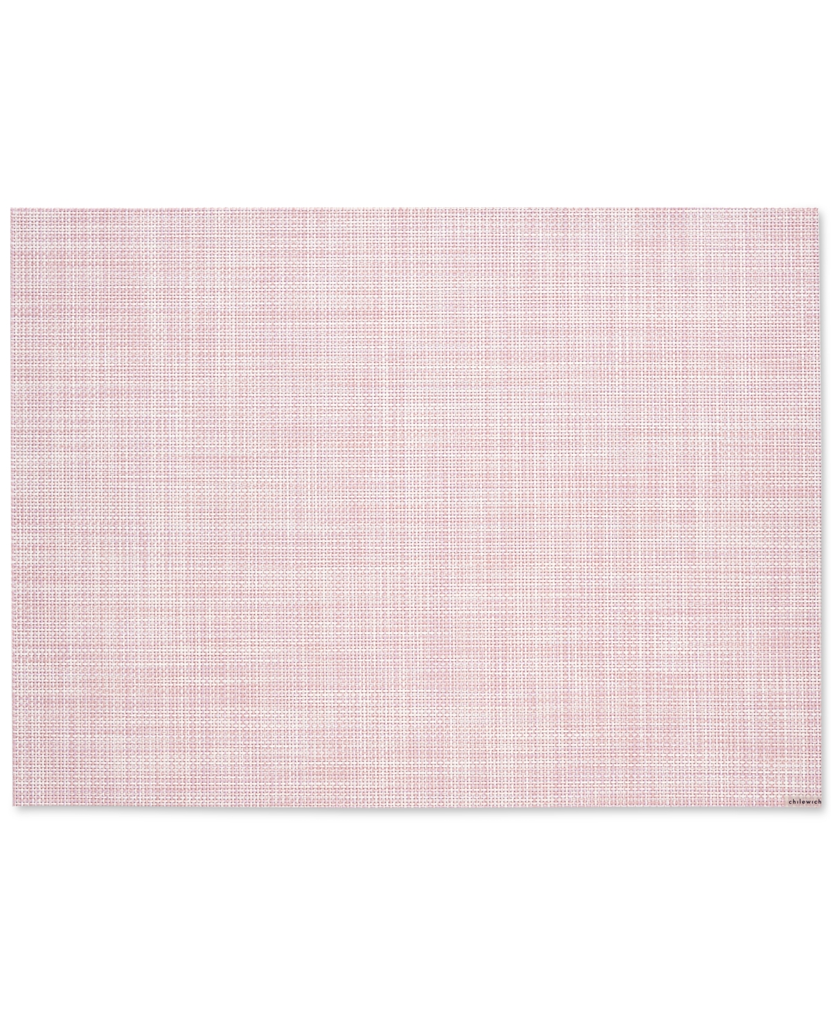 Chilewich Mini Basket Weave Placemat 14" X 19" In Blush