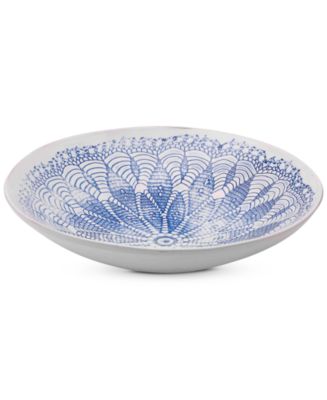 Mikasa Daniela Blue Vegetable Bowl - Macy's