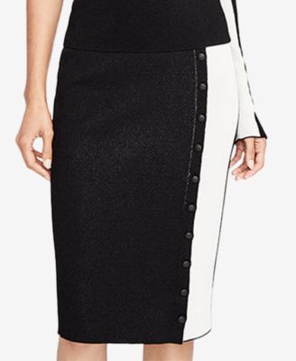 RACHEL Roy Women's Printed Button-Front Utility Skirt – Gray A-Line Casual Skirt - View #8