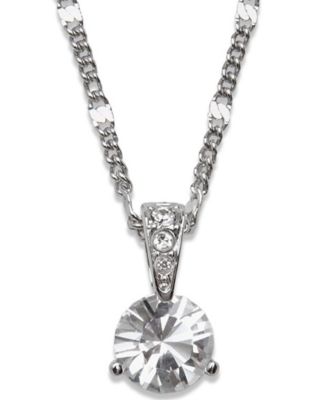Swarovski - Necklace, Solitaire Crystal Pendant
