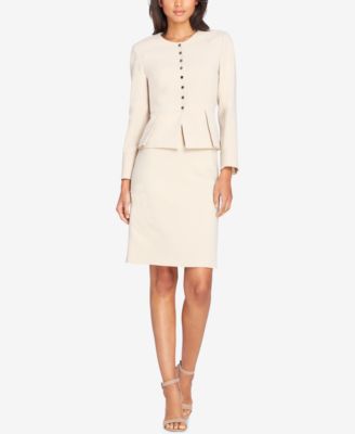 tahari peplum skirt suit