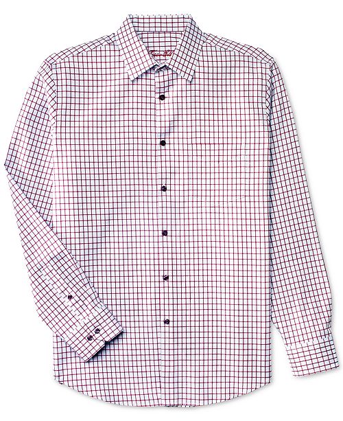 Tasso Elba Men S Long Sleeve Checked Shirt Created For Macy S