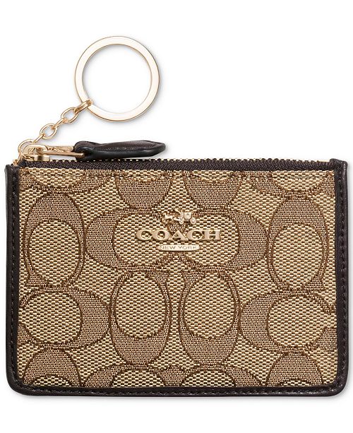 Coach Mini Skinny Id Case In Signature Jacquard Reviews