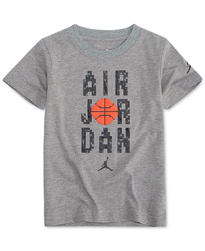 Jordan Air-Print Cotton T-Shirt, Little Boys & Reviews - Shirts & Tops ...