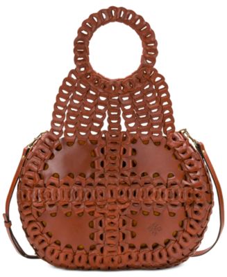 Patricia Nash Pisticci Chainlink Leather Shoulder Bag Macy s