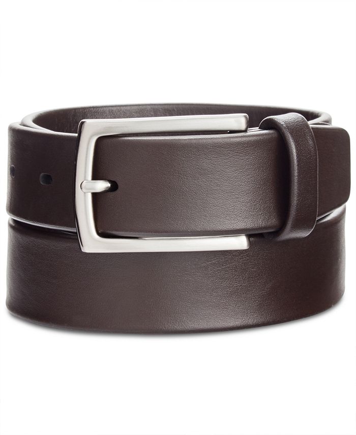Perry Ellis Portfolio Men's Leather Casual Belt Macy's