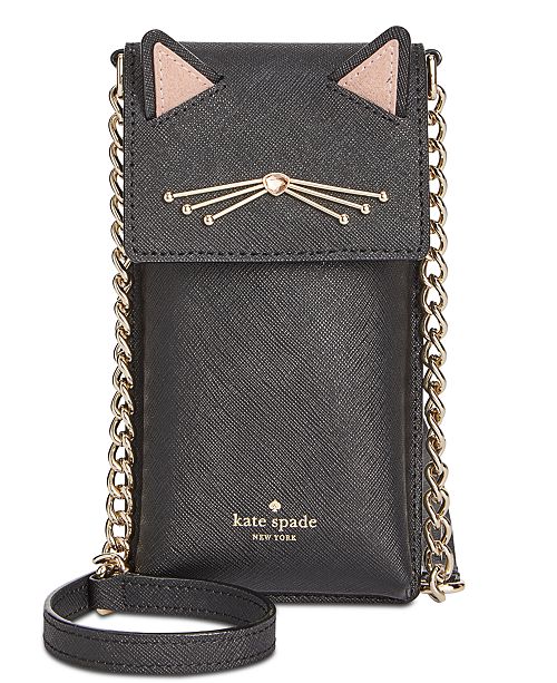 kate spade new york Cat North South Phone Crossbody - Handbags & Accessories - Macy&#39;s