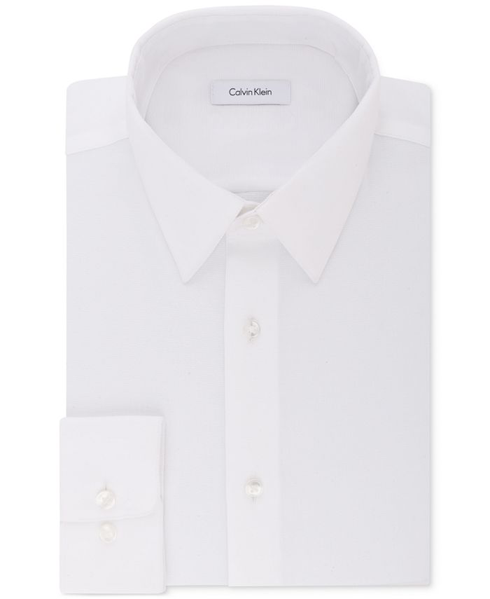 Calvin Klein Calvin Klein Men's STEEL Classic/Regular Non-Iron Stretch  Performance Dress Shirt & Reviews - Dress Shirts - Men - Macy's