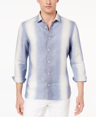 Daniel Hechter Paris - Men's Archer Stripe Linen Shirt