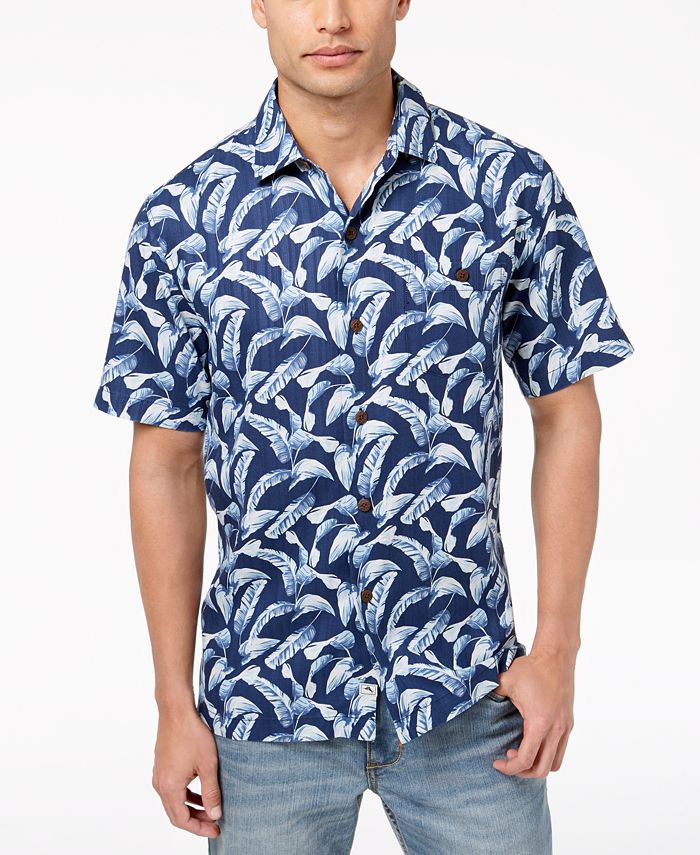 Tommy Bahama Men's Ft. Lauderdale Fronds Silk Shirt - Macy's