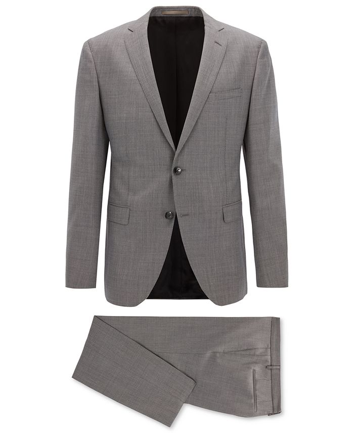 Hugo Boss BOSS Men's Extra-Slim Fit Sharkskin Suit - Macy's