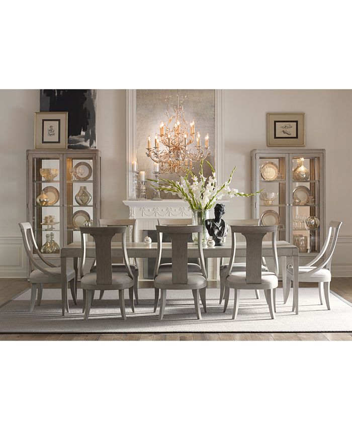 Furniture Rachael Ray Cinema Expandable Dining Furniture 9 Pc
