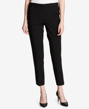 image of Calvin Klein Highline Skinny Cropped Dress Pant