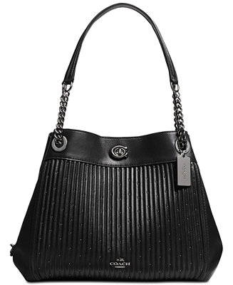 COACH Edie Medium Shoulder Bag & Reviews - Handbags & Accessories - Macy&#39;s