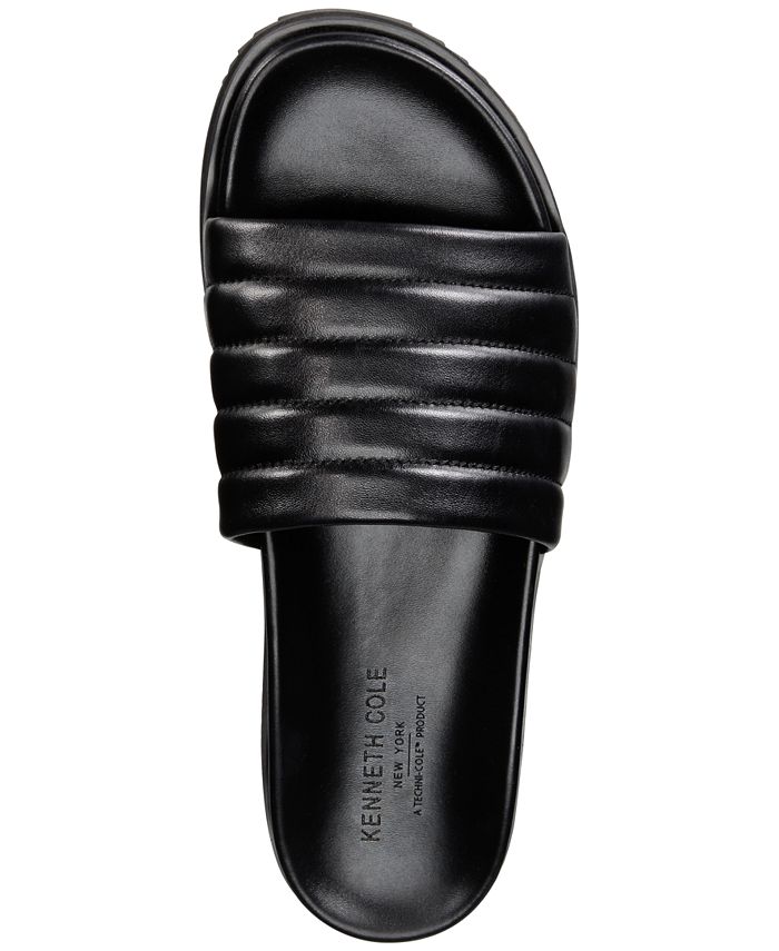 Kenneth Cole New York Kenneth Cole Men's Story Quilted Leather Slide ...