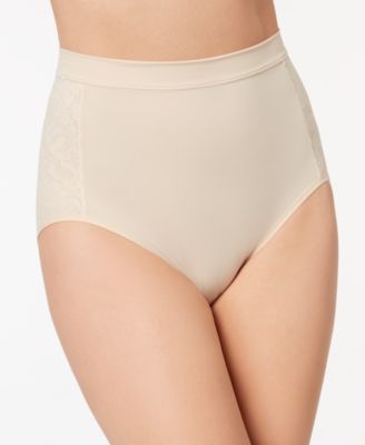 Maidenform - Firm Foundations Firm-Control High-Waist Lace-Panel  Brief DM1028