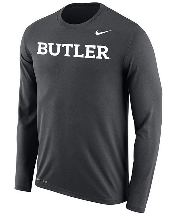 Nike Men's Butler Bulldogs Dri-FIT Legend Wordmark Long Sleeve T-Shirt ...