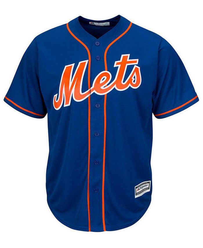 Majestic New York Mets MLB Men's Blank Replica CB 3XL-4XL Jersey - Macy's