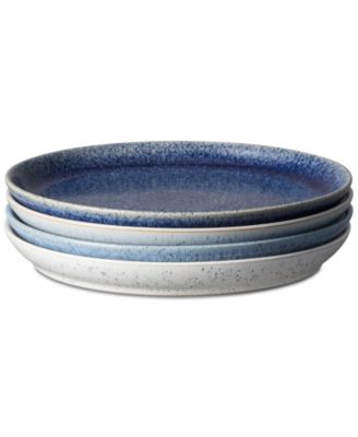 blue dining plate set