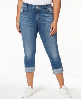 Lucky Brand - Trendy Plus Size Emma Cropped Jeans