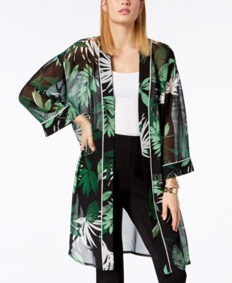 sheer kimono jacket