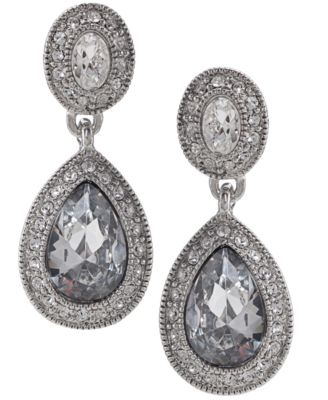 Carolee - Earrings, Crystal Drop