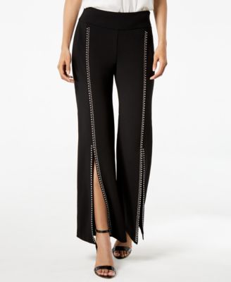 INC International Concepts - Studded Wide-Leg Pants