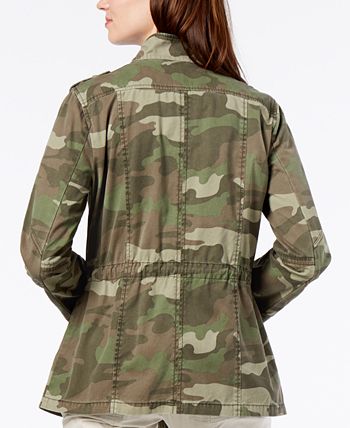 INC International Concepts I.N.C. Camouflage-Print Utility Jacket