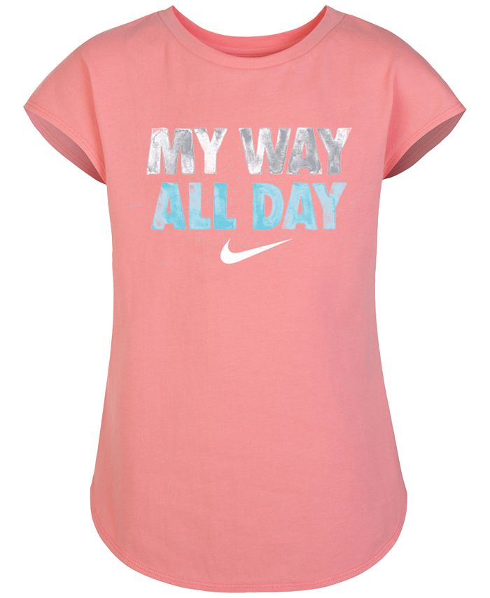 Nike Graphic-Print T-Shirt, Toddler Girls - Macy's
