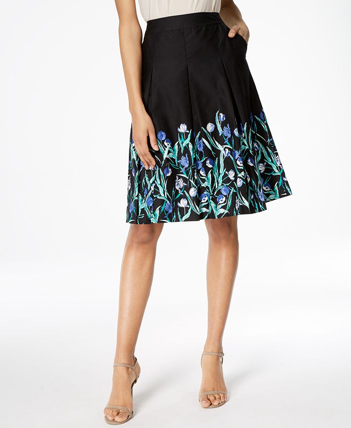 Charter Club Cotton Print Skirt, Created for Macy's - Macy's