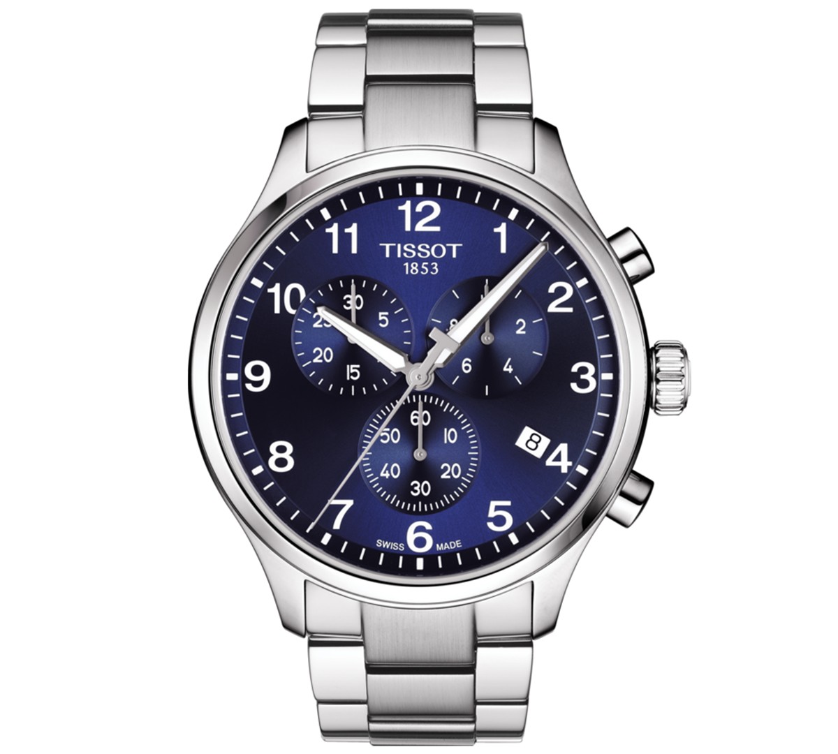 Мужские наручные часы Tissot Chrono XL Classic хронограф 45мм — фото 1