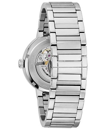 Bulova - Men's FuturoStainless Steel Bracelet Watch 42mm