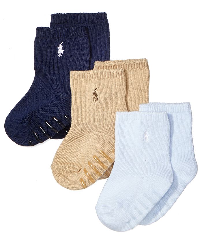 Polo Ralph Lauren - Baby Socks, Baby Boys Socks Three Pack