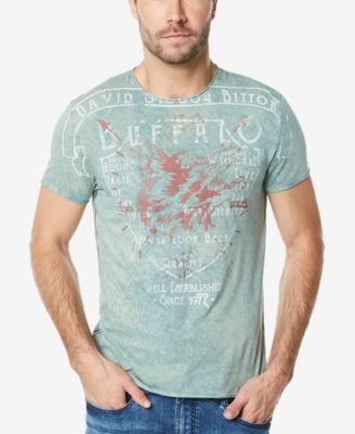 Buffalo David Bitton - Men's Ticape Logo-Print T-Shirt