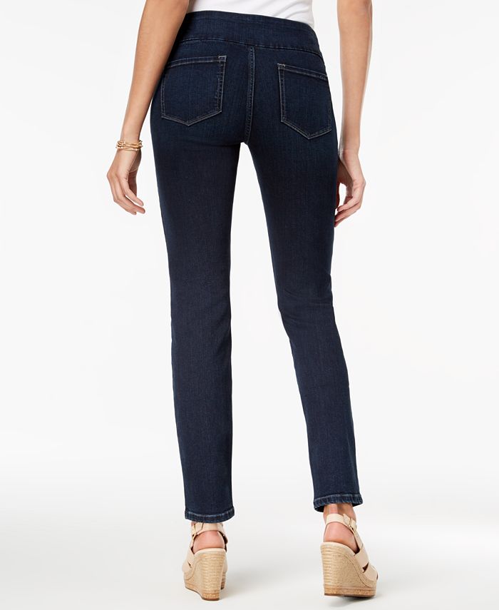 Lee Platinum Petite Pull-On Jeans - Macy's