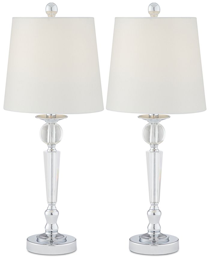 Kathy Ireland - Set of 2 Glamour Table Lamps