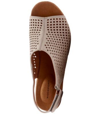 Women's Briah Perforated Slingback Sandal – Rockport