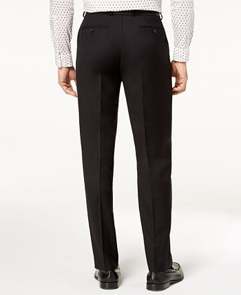 Michael Kors Men's Classic-Fit Airsoft Stretch Solid Suit Pants - Macy's