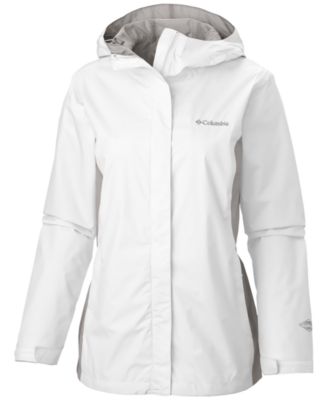 women's black columbia rain jacket