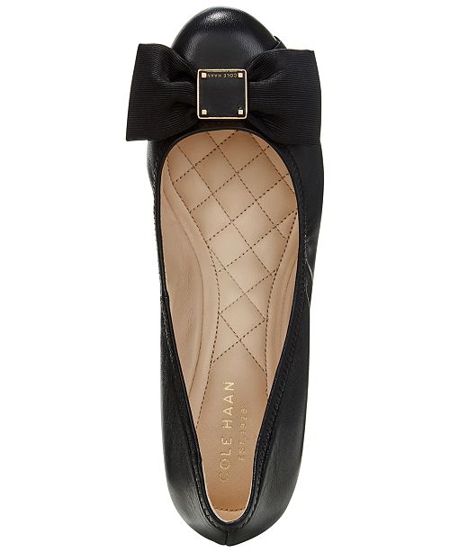 tali grand bow wedge pumps