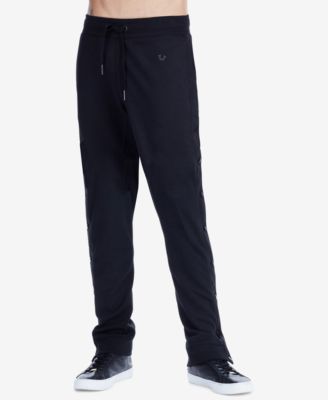 snap button pants mens