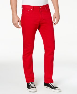 Calvin Klein Jeans Men s Iconic Slim Fit Tango Red Jeans Macy s