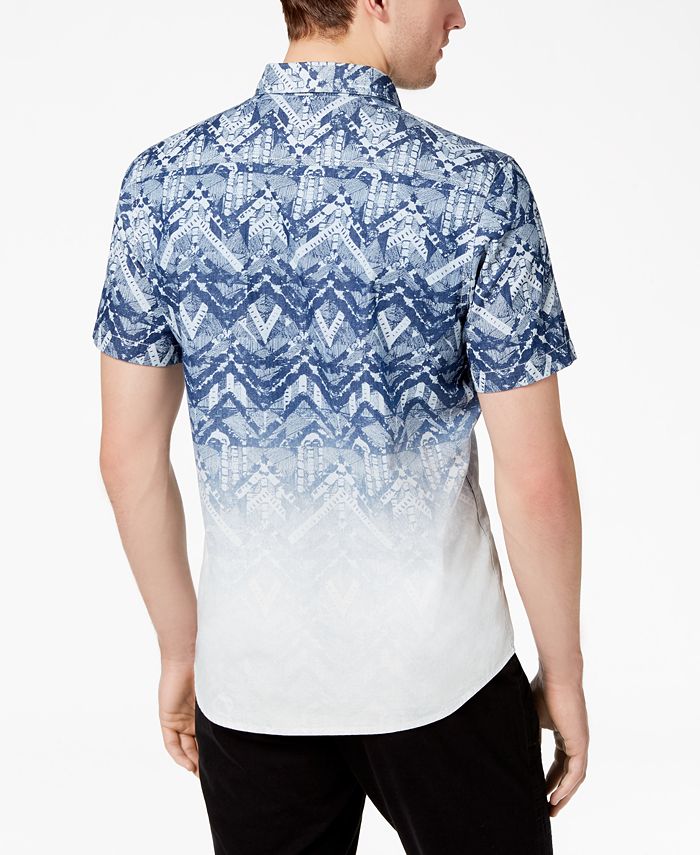 American Rag Men's Ombré Print Shirt, Created for Macy's & Reviews ...