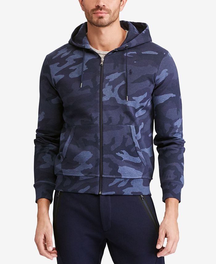Polo Ralph Lauren Men's Big & Tall Double-Knit Camouflage Hoodie ...