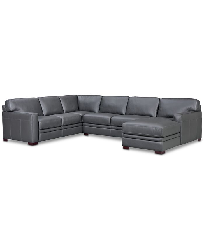 Avenell clearance leather sectional