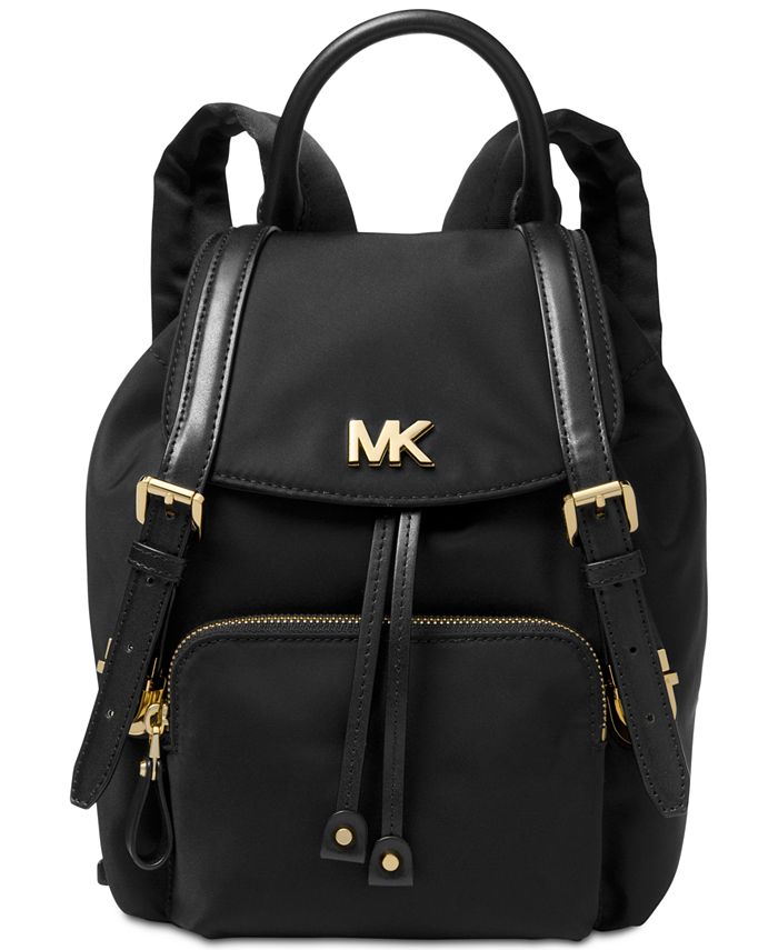 MICHAEL Michael Kors Black Leather Mini Backpack MICHAEL Michael