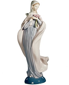Lladro Collectible Figurine, Lady With Flowers