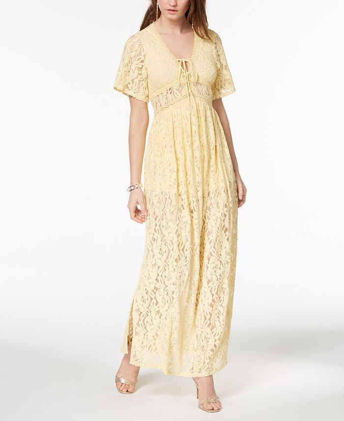 Disney Princess Juniors Lace Maxi Dress Macy s