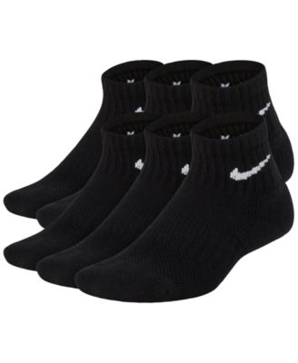 Nike - Big Kids' Cushioned Ankle Socks, 6 Pairs