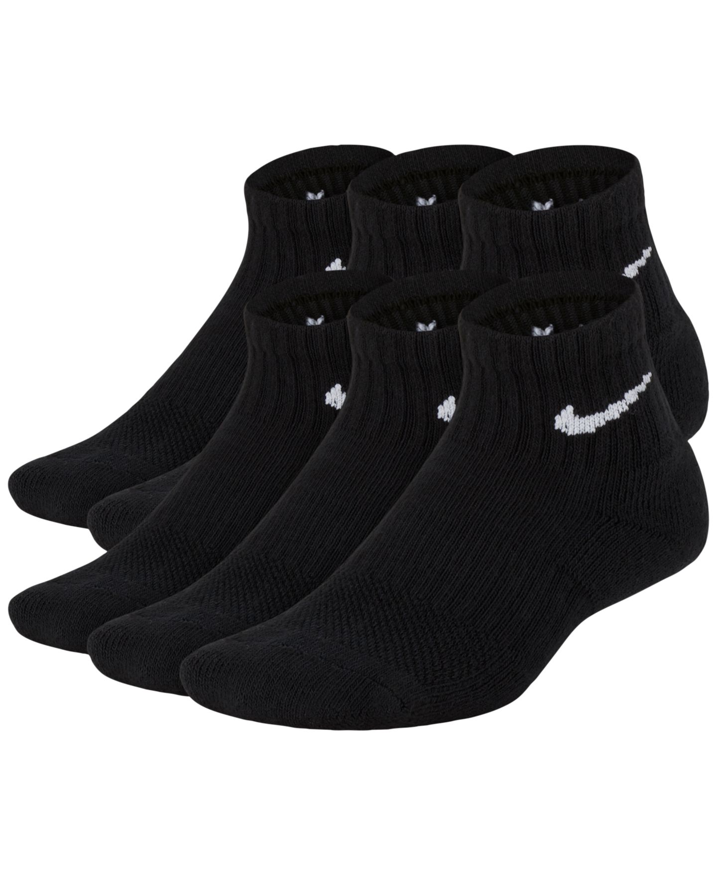 Носки, низкие, с амортизацией, 6 шт. — Nike, цвет: Чёрный — фото 1